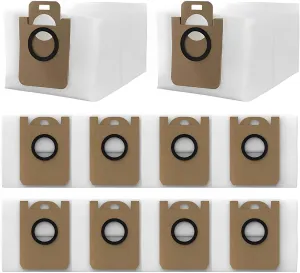 10 Pack Dust Bgas for iHome AutoVac Nova S1 Pro Robot Vacuum iHRVS1PRO-3BLK, Replacement 10 Vacuum Bags