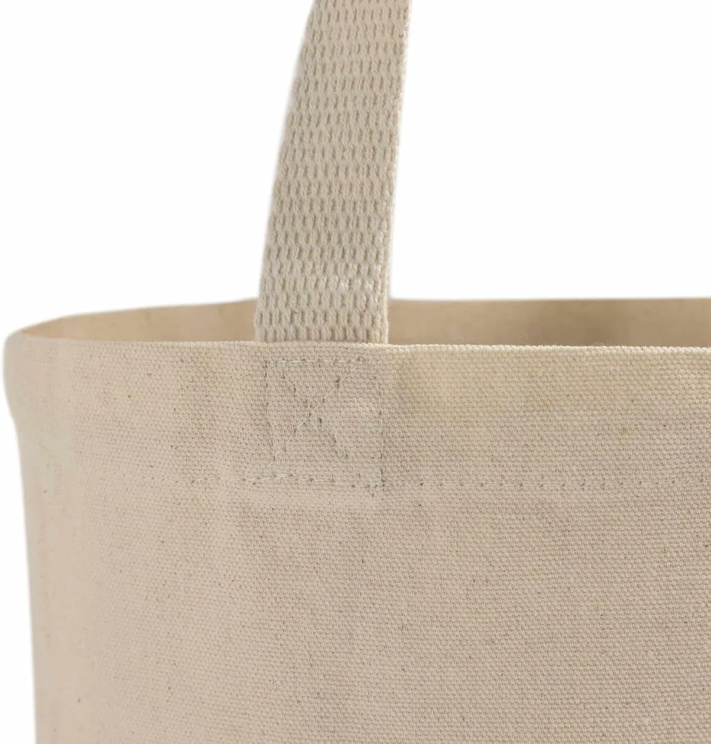 12 Pack Wholesale Canvas Tote Bags, Natural Color, 12oz Fabric - Multiple Size Options Available