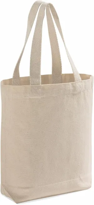 12 Pack Wholesale Canvas Tote Bags, Natural Color, 12oz Fabric - Multiple Size Options Available