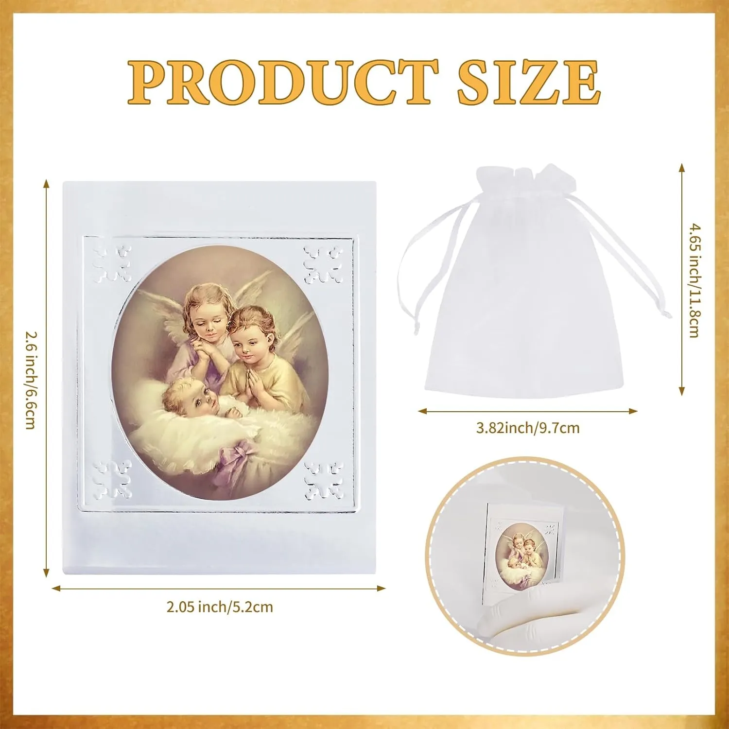12 Pcs Guardian Baby Angel Prayer Books Bulk for Baptism Party Favors,Baptism Decorations Centros De Mesa Para Bautizo En Español,Mi Primera Comunion Recuerdos De Bautizo Para Niña Niño