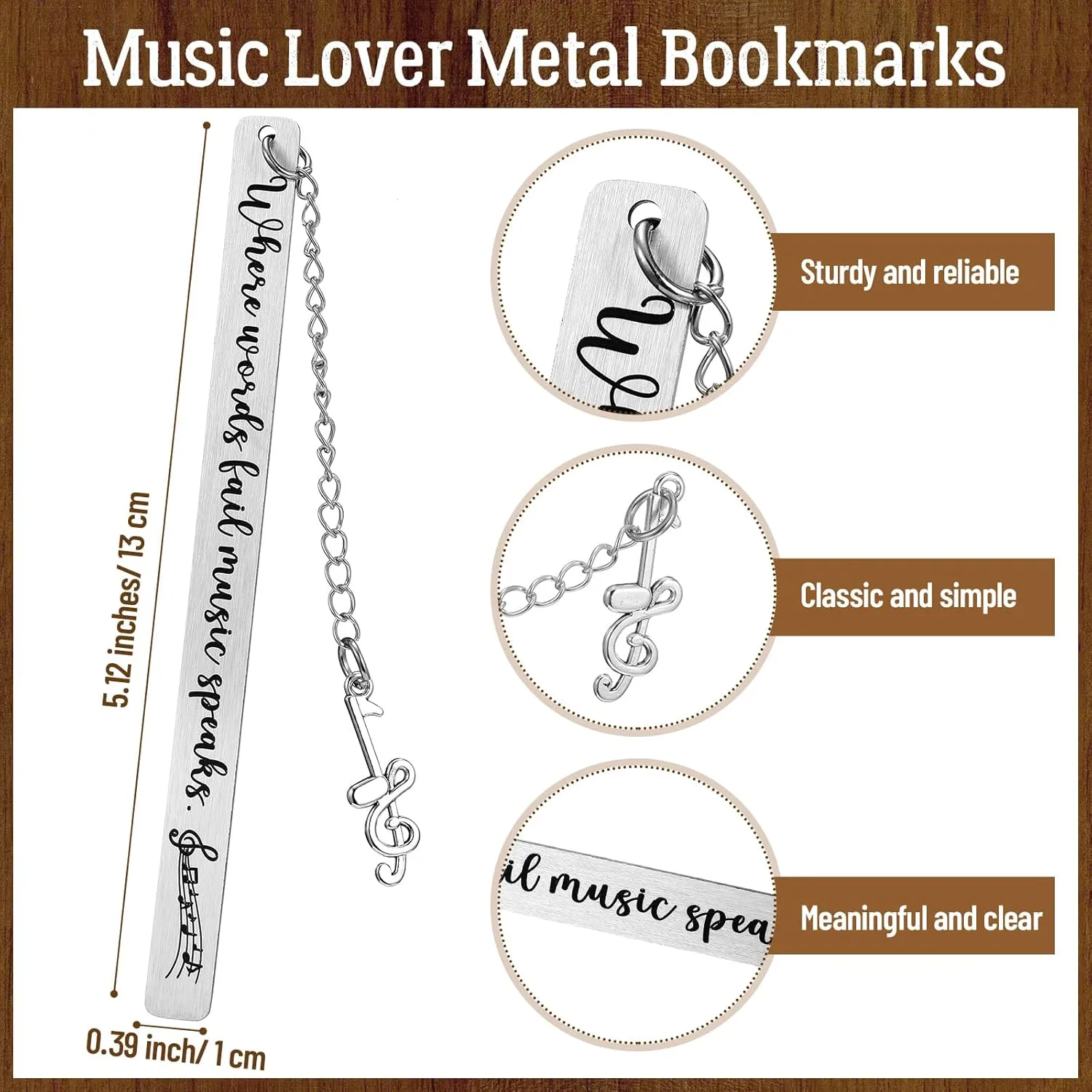 15 Sets Graduation Gifts for Students Music Gifts Musical Ballpoint Pens Inspirational Metal Bookmarks with Bags Bulk for Graduation Musician Lover Teacher
