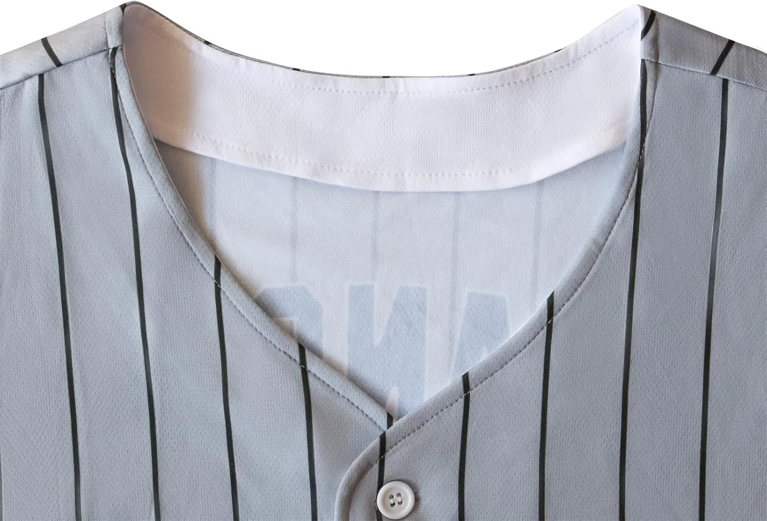 34/17/50 Stripes Baseball Jersey Short Sleeve Button Shirts for Fans