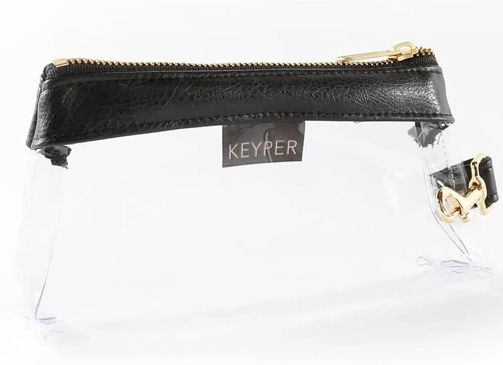 4-Piece Wristlet Set - Key Ring Bracelet & 3 Women’s Bags Womens Faux Leather Purses & Handbags Classic Clutch Purse