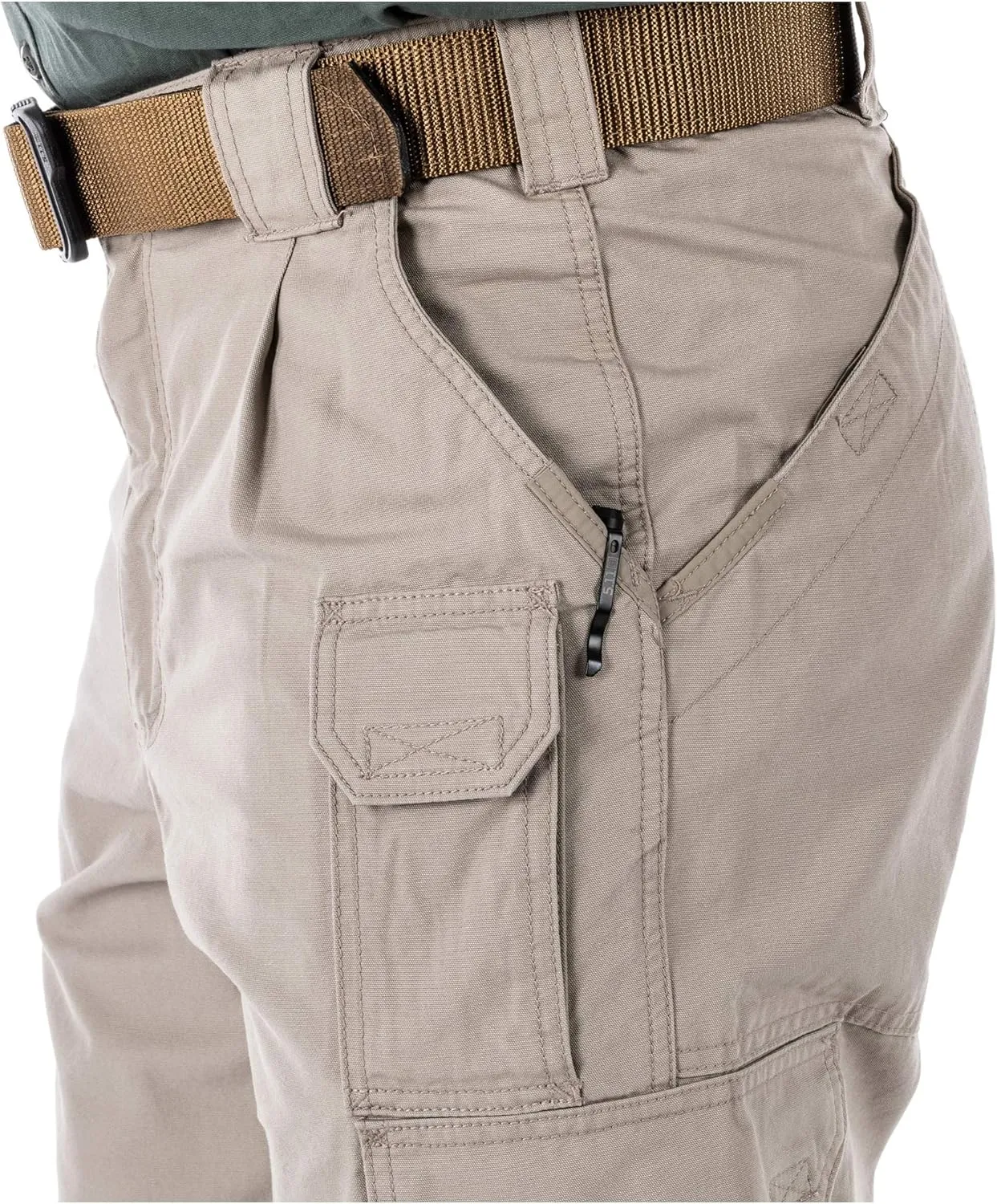 5.11 Tactical Men's Active Work Pants, Superior Fit, Double Reinforced, 100% Cotton, Style 74251