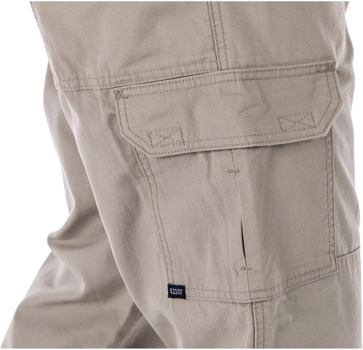 5.11 Tactical Men's Active Work Pants, Superior Fit, Double Reinforced, 100% Cotton, Style 74251