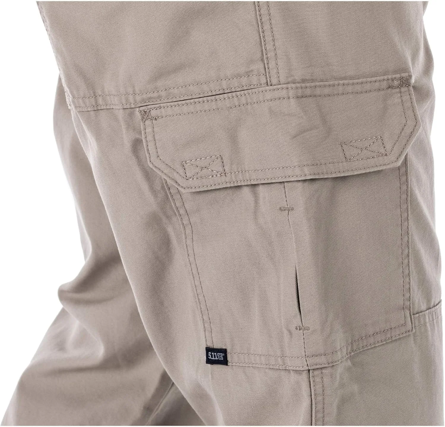 5.11 Tactical Men's Active Work Pants, Superior Fit, Double Reinforced, 100% Cotton, Style 74251