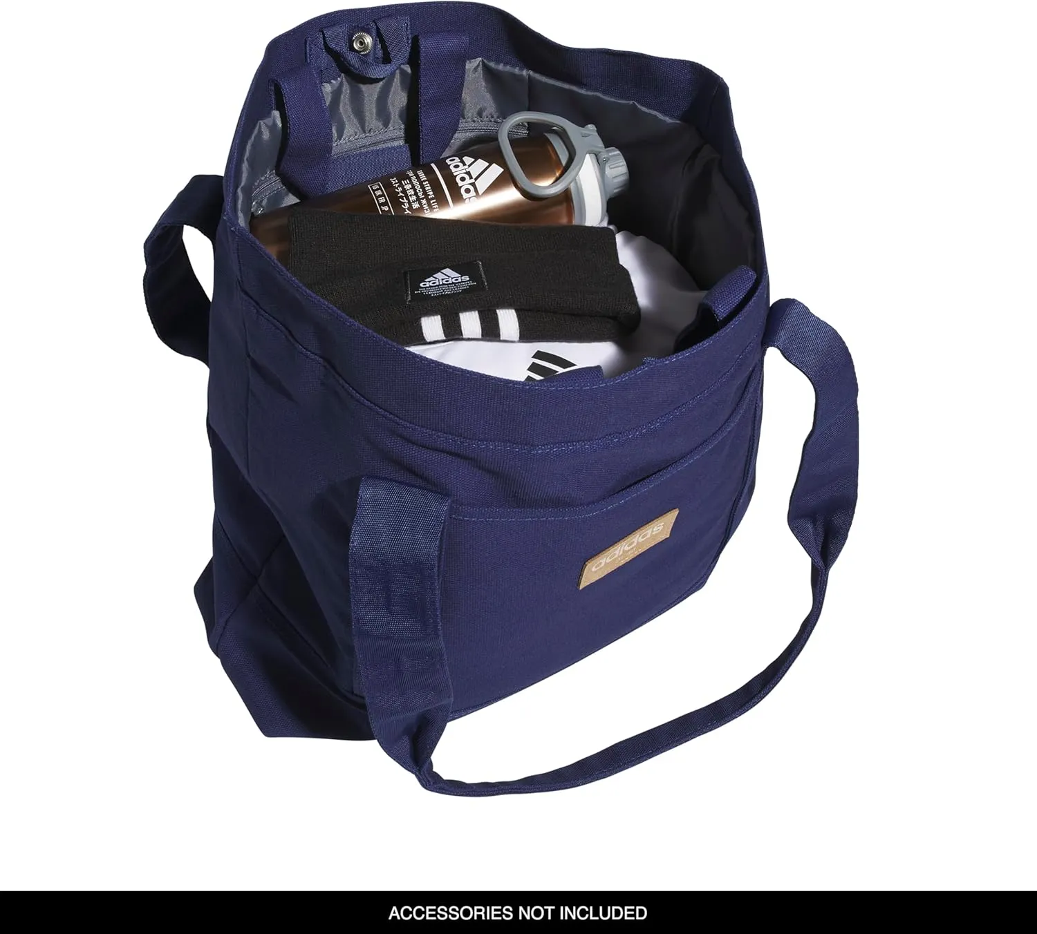 adidas Canvas Women and Men, Work Tote Bags, Dark Blue, OSFA