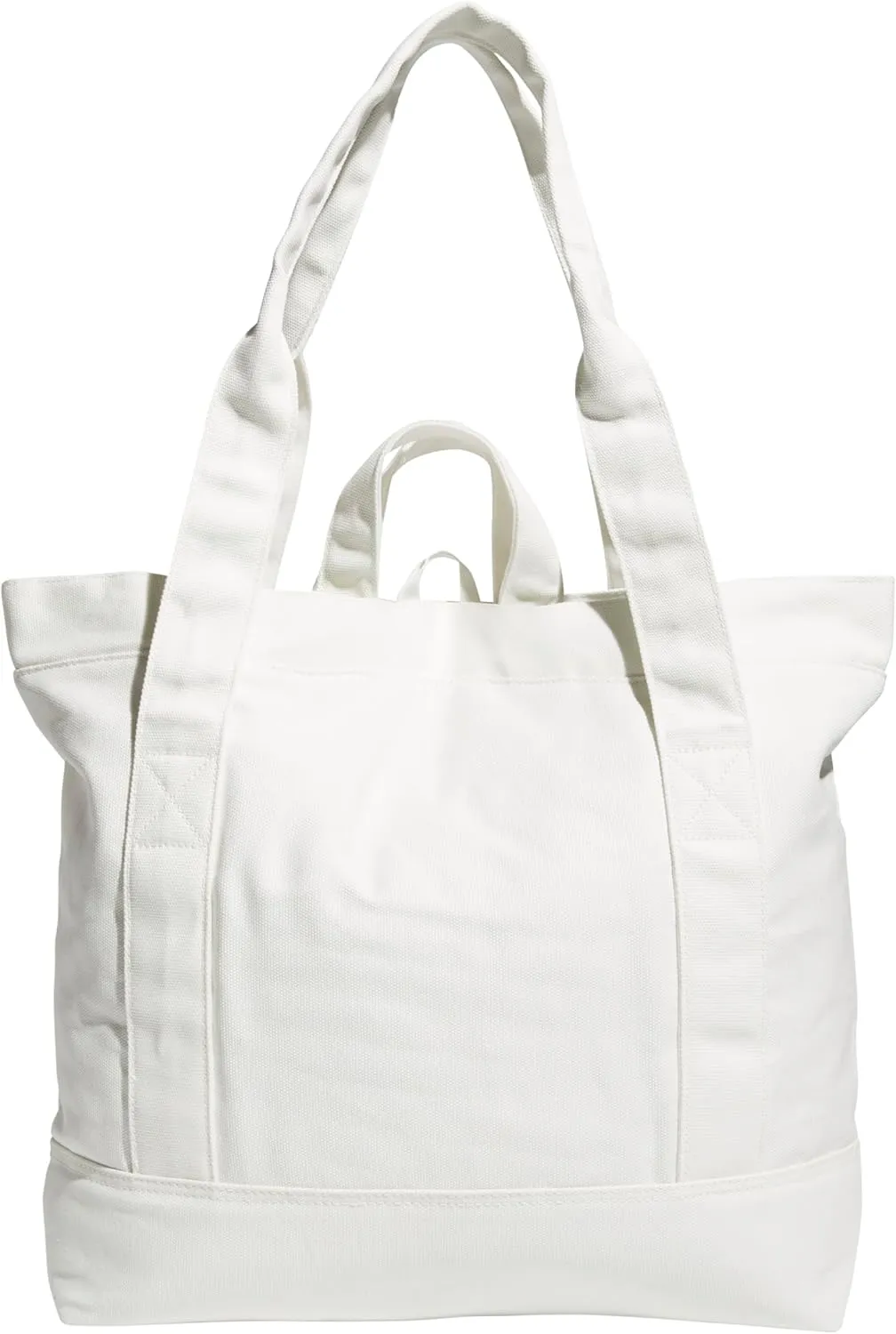 adidas Canvas Women and Men, Work Tote Bags, Off White, OSFA