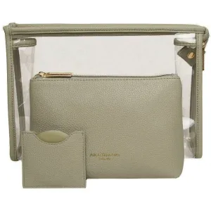 Alice Wheeler London 3 Piece Beauty Set - Pistachio Green