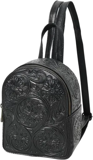 American Darling Backpack Hand Tooled Genuine Leather Women's Bag Western Handbag Purse | Handbag Purse | Backpack Bag