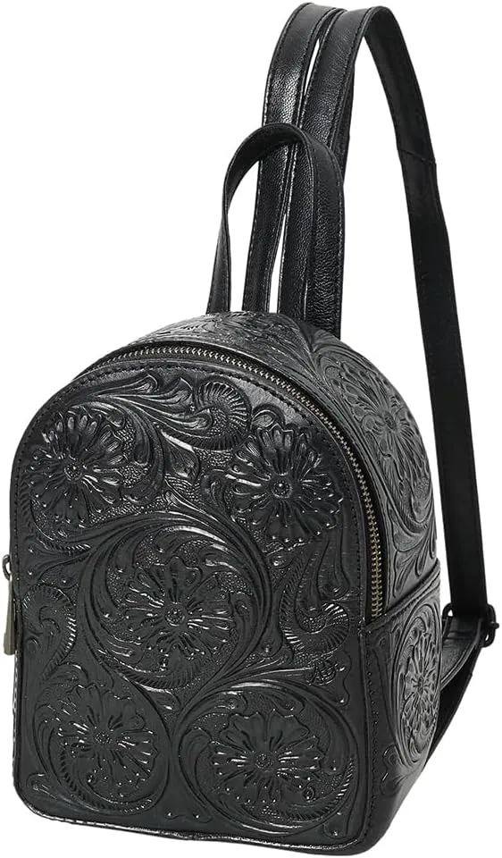 American Darling Backpack Hand Tooled Genuine Leather Women's Bag Western Handbag Purse | Handbag Purse | Backpack Bag