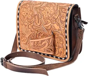 American Darling Cross Body Hand Tooled Genuine Leather Western Women Bag Handbag Purse | Crossbody Bag for Women | Cute Crossbody Bag | Crossbody Purse