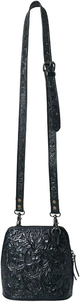 American Darling Cross-Body Western Women's Bag | Black Handbag & Purse with Genuine Leather