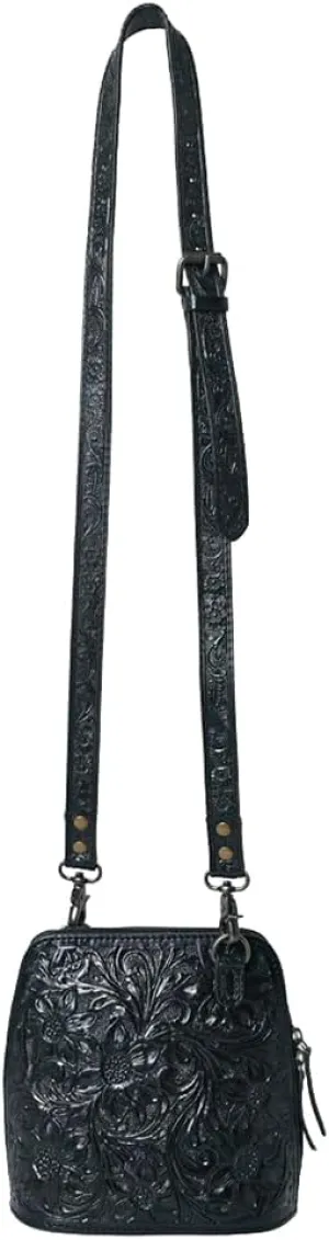 American Darling Cross-Body Western Women's Bag | Black Handbag & Purse with Genuine Leather