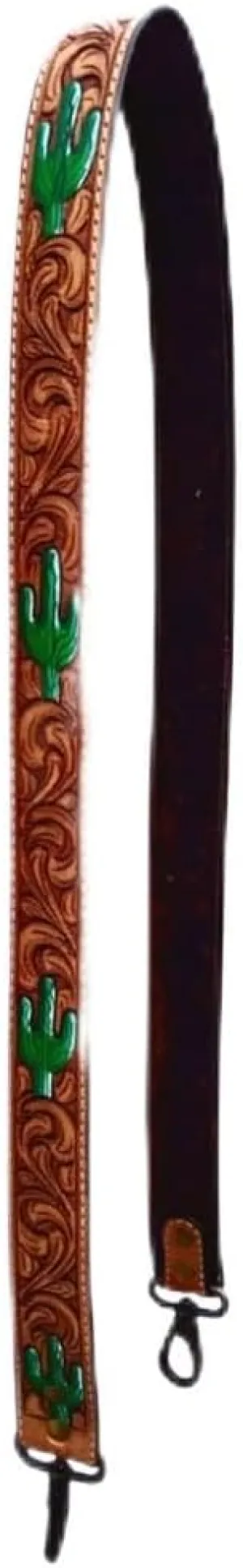 American Darling Hand Tooled Genuine Leather Crossbody Handle Strap for Bags | Phone Crossbody Strap | Crossbody Keychain Strap for Wallet Purse Clutch Cellphone Key Chain Holder | Shoulder Bag Strap