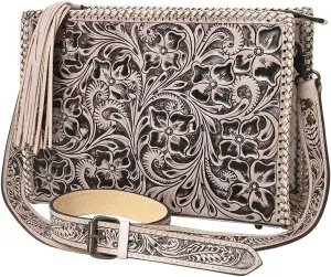 American Darling Hand Tooled Genuine Leather Women Bag Western Handbag Purse