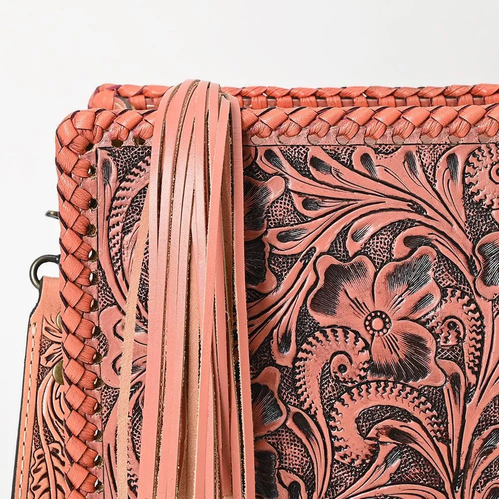 American Darling Hand Tooled Genuine Leather Women Bag Western Handbag Purse