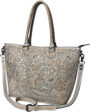 American Darling Hand Tooled Genuine Leather Women Bag Western Handbag Purse