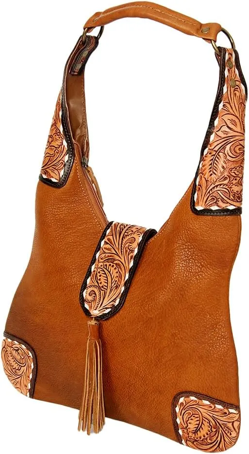 American Darling Hobo Hand Tooled Genuine Leather Western Women Bag | Handbag Purse | Leather Hobo Bag | Hobo Bags for Women | Hobo Purse | Cute Hobo Bag