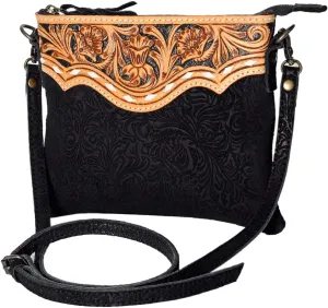 American Darling Small Crossbody Saddle Blanket Genuine Leather Women Bag Western Handbag Purse