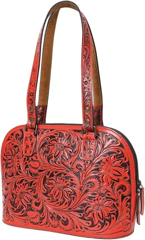 American Darling Tote Hand Tooled Genuine Leather Women Bag Western Handbag Purse