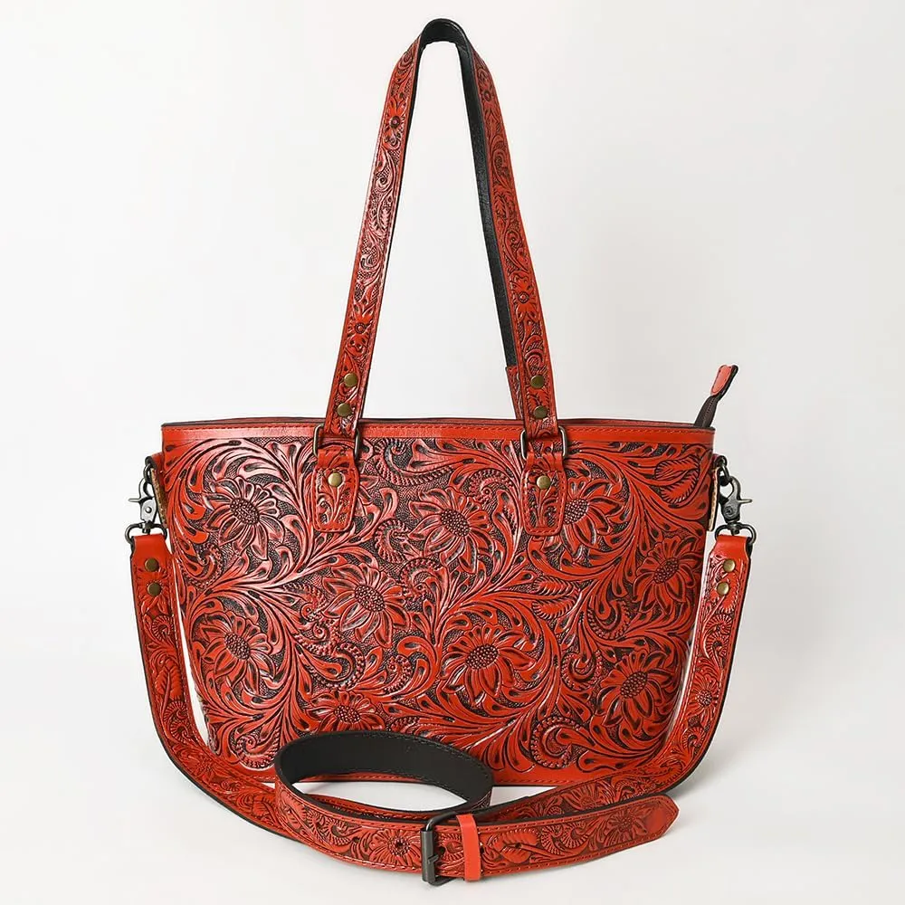 American Darling Tote Hand Tooled Genuine Leather Women Bag Western Handbag Purse