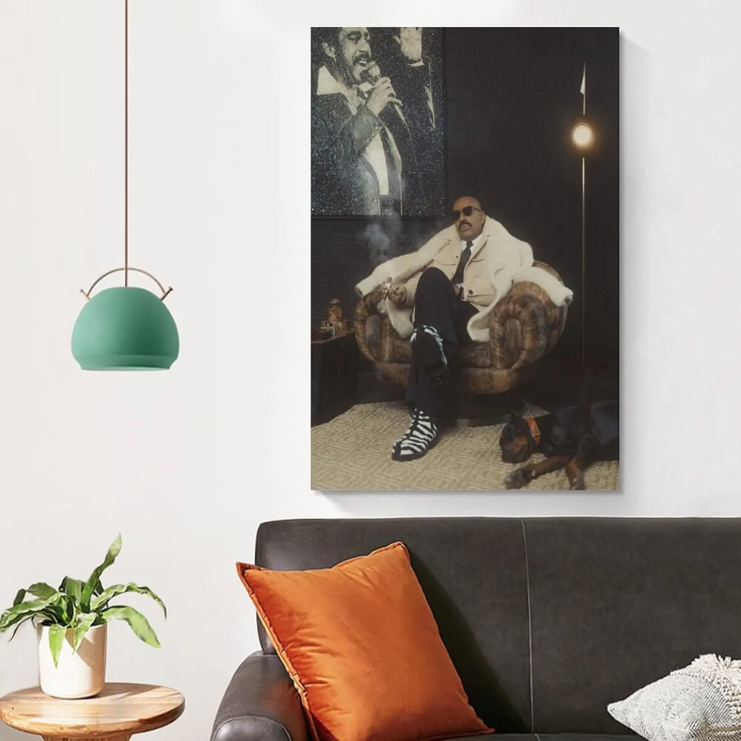American Television Hosts Steve Harvey Canvas Posters And Wall Art Pictures For Room Aesthetics And Decor 1 Poster For Living Room Bedroom Bathroom Office DecorUnframe-Poster20x30inch(50x75cm)