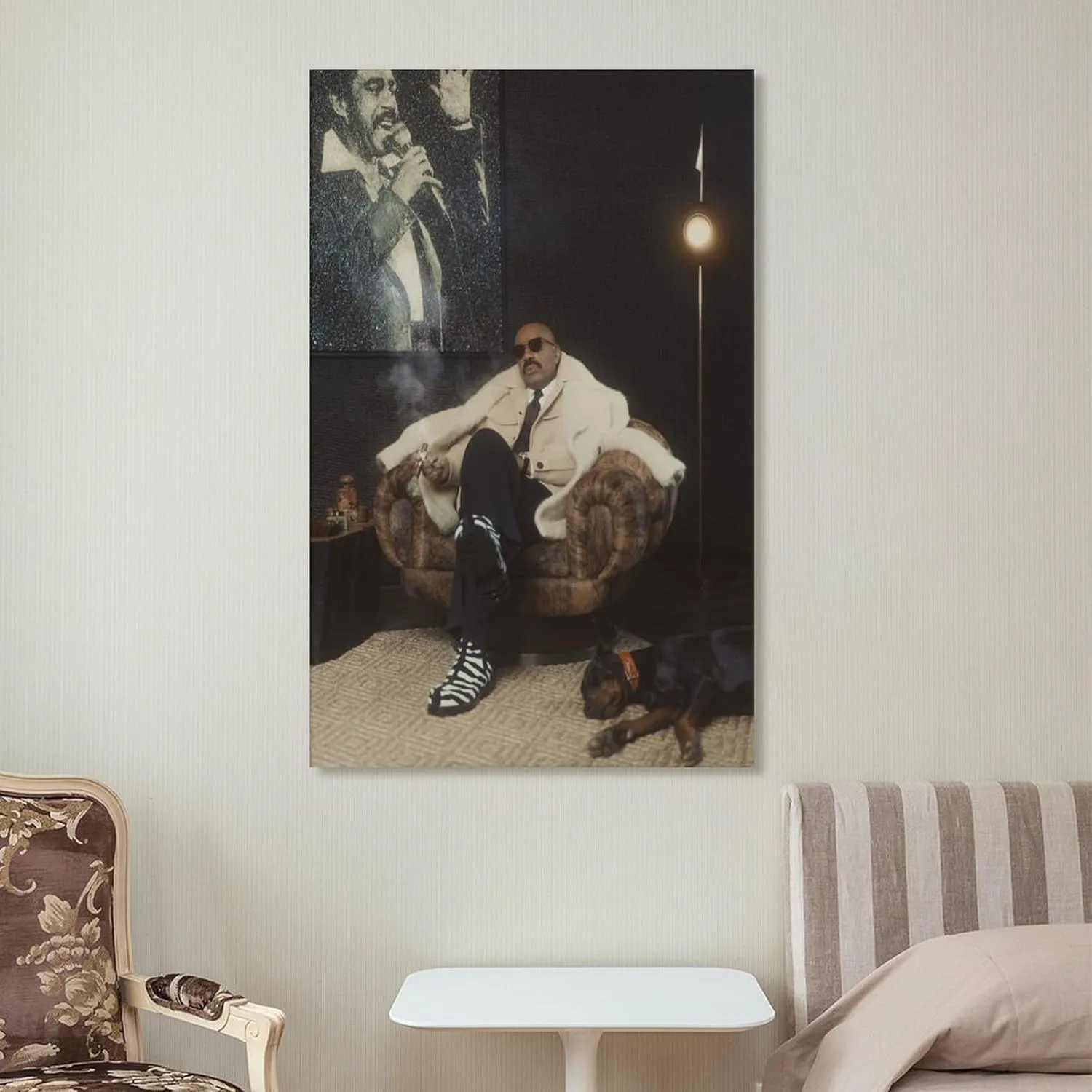American Television Hosts Steve Harvey Canvas Posters And Wall Art Pictures For Room Aesthetics And Decor 1 Poster For Living Room Bedroom Bathroom Office DecorUnframe-Poster20x30inch(50x75cm)