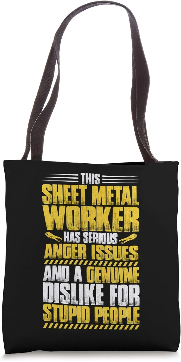 Anger Issues Sheet Metal Worker Tote Bag