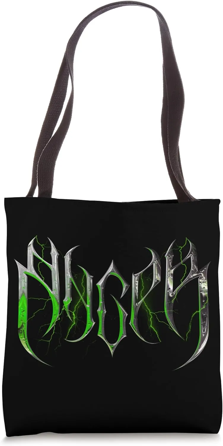 ANGER LOGO (GREEN METAL) Tote Bag