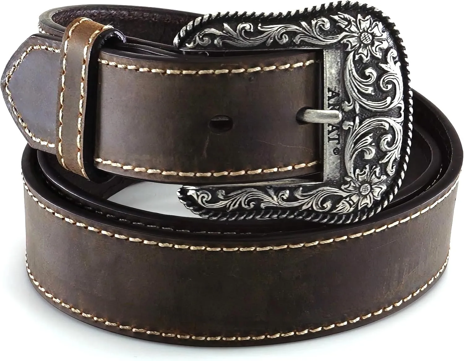 ARIAT Women's Basic Heavy Stitched Belt