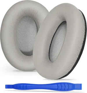 Aurivor Genuine Leather Ear-Pads Covers for Sony WH-1000XM3 Headphones, XM3 Lambskin Replacement Cushions with Soft-Touch Leather, Noise Isolation Memory Foam, Added Thickness