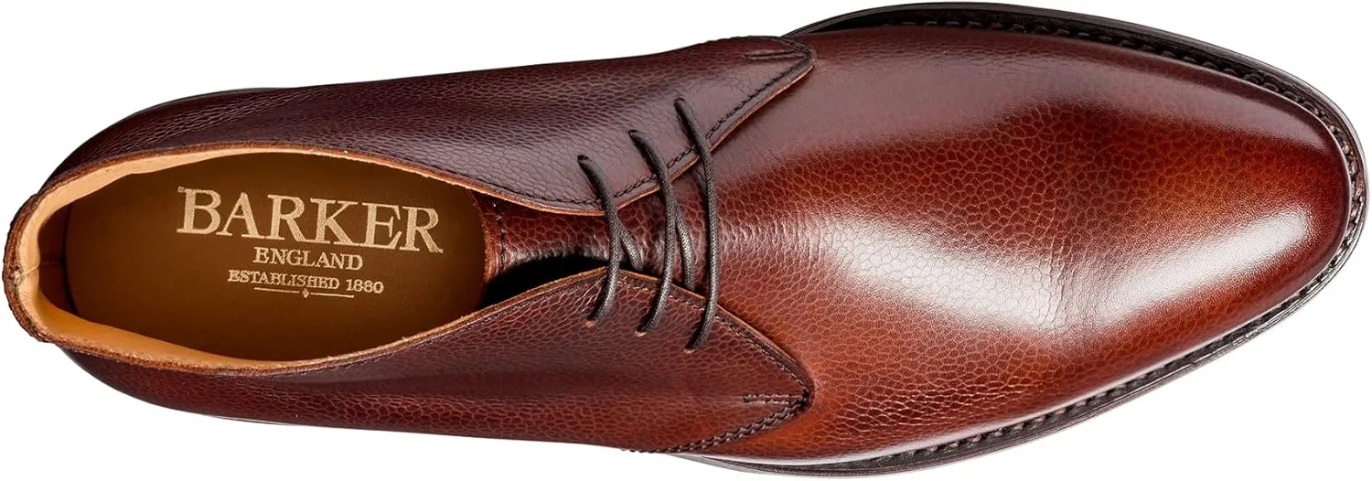BARKER Orkney Cherry Grain Chukka Leather Boot Handcrafted Men's Boot