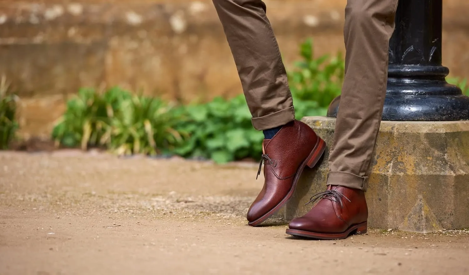 BARKER Orkney Cherry Grain Chukka Leather Boot Handcrafted Men's Boot