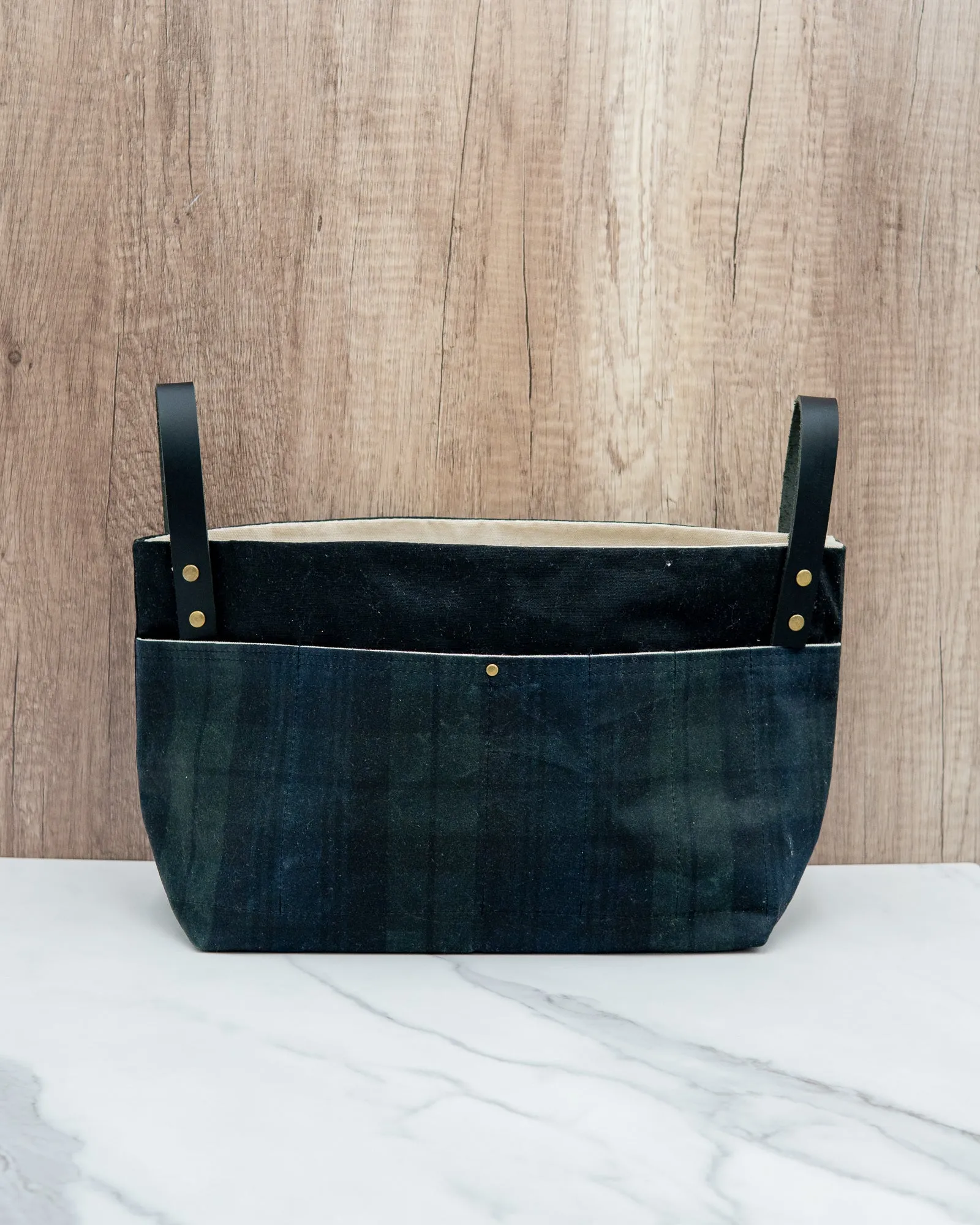 Basket Project Bag - Handmade Project Bags for Knitting/Crochet