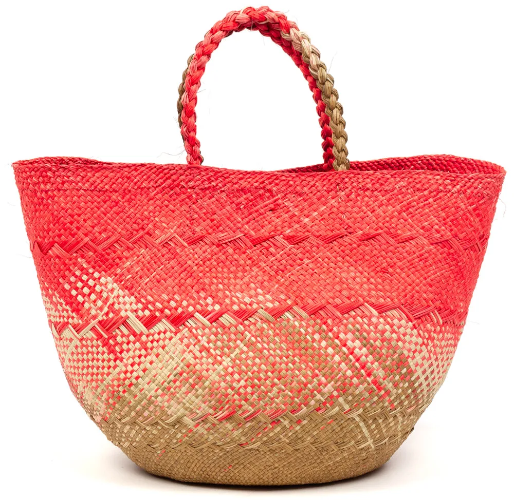 Basket / Red & Beige M