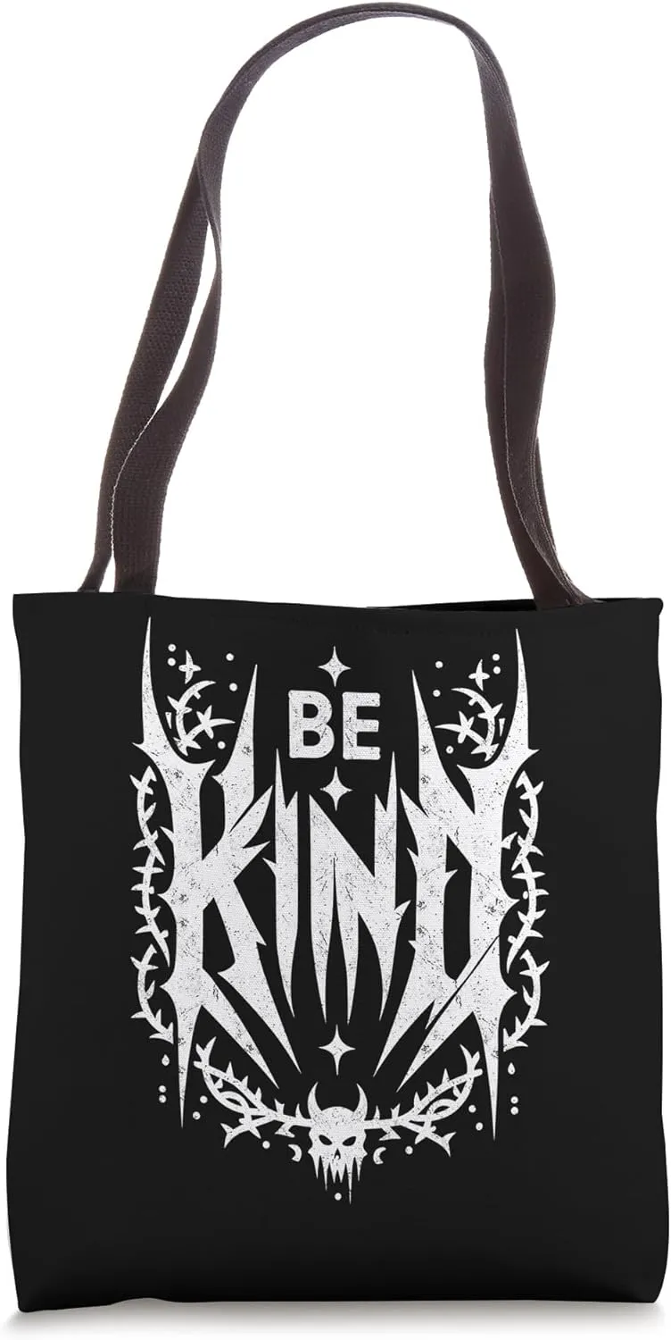 Be Kind. Death Metal, Slam Metal Band Tote Bag