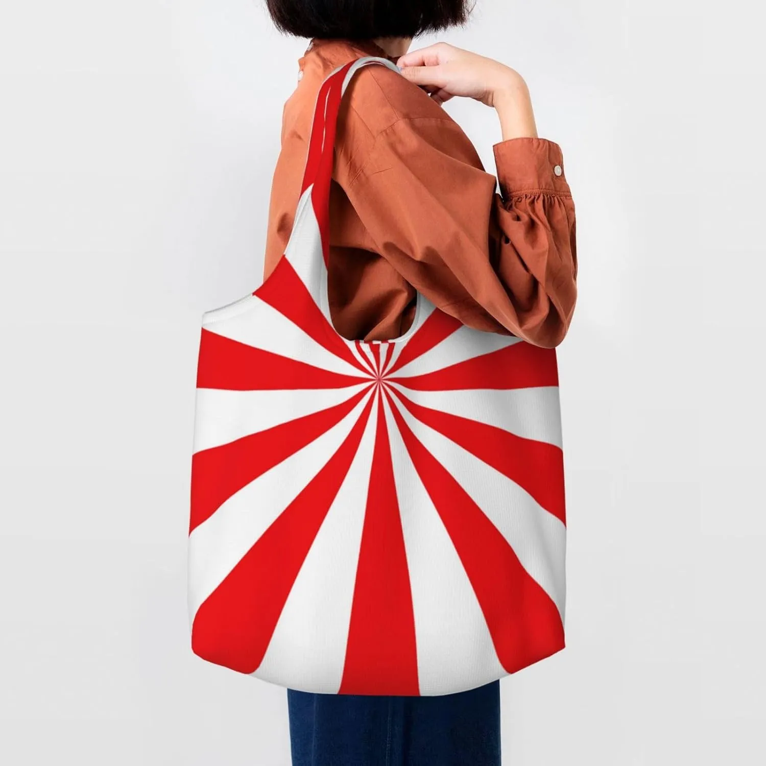 Black and White Cow Print Canvas Tote Bags Reusable Shopping Bag Handbag for Shopper Beach Gifts