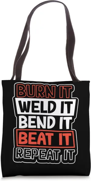 Blacksmith Metal Worker Bladesmith Metalworking Tote Bag