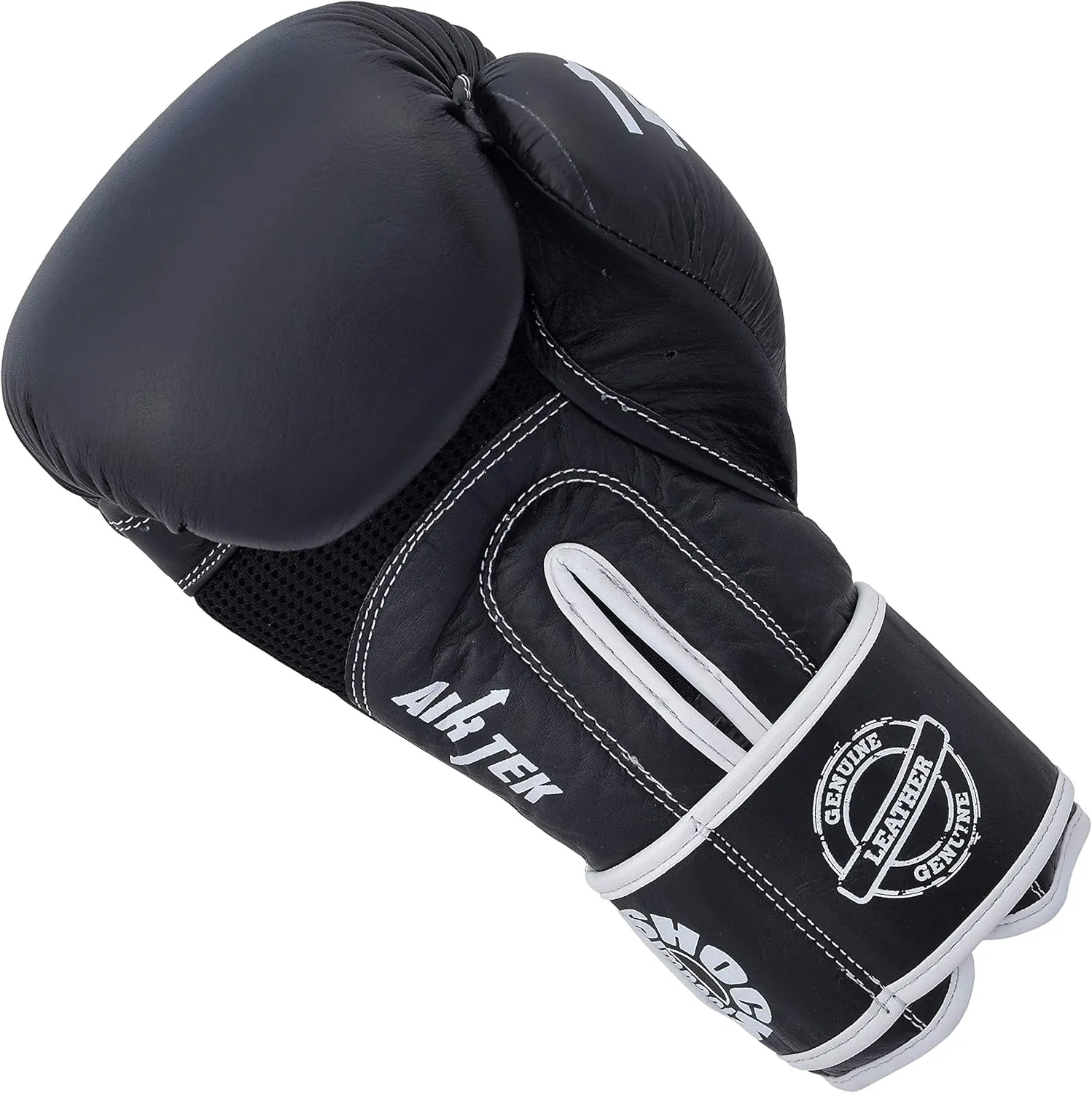 Boxing Gloves Muay Thai Training Genuine Cow Hide Leather Sparring Punching Gloves Kickboxing Fighting Gloves