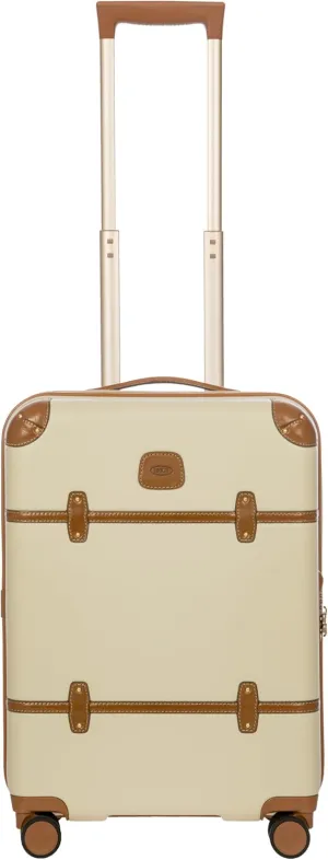 Bric's Bellagio Spinner Trunk - 21"- Luxury Bags for Women and Men - TSA Approved Luggage - Cream