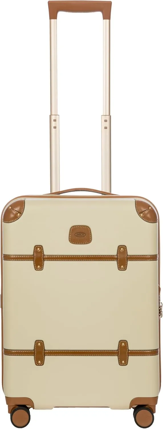 Bric's Bellagio Spinner Trunk - 21"- Luxury Bags for Women and Men - TSA Approved Luggage - Cream