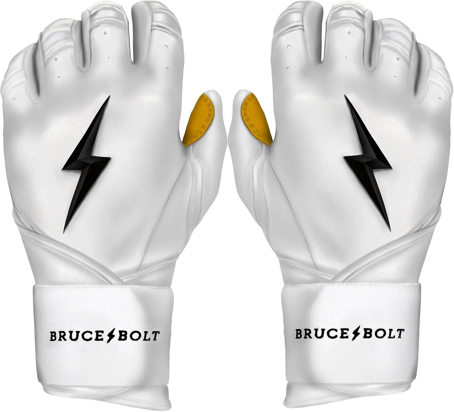 BRUCE BOLT Original Series Long Cuff Batting Gloves - Multiple Colors - Adult & Youth Sizes