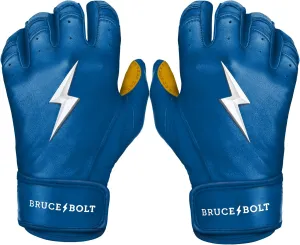 BRUCE BOLT Original Series Short Cuff Batting Gloves - Multiple Colors - Adult & Youth Sizes