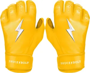 BRUCE BOLT Original Series Short Cuff Batting Gloves - Multiple Colors - Adult & Youth Sizes