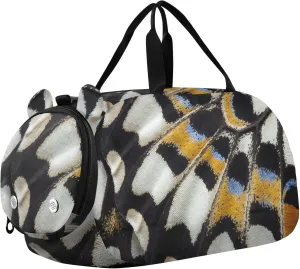Butterfly Wing Texture Duffel Bags for Boys Small Gym Bags for Teens Dance Bag for Girls