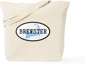 CafePress Brewster Tote Bag Reusable Natural Beige Canvas Shopping Bag