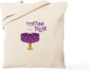 CafePress Fortune Teller Tote Bag Reusable Natural Beige Canvas Shopping Bag