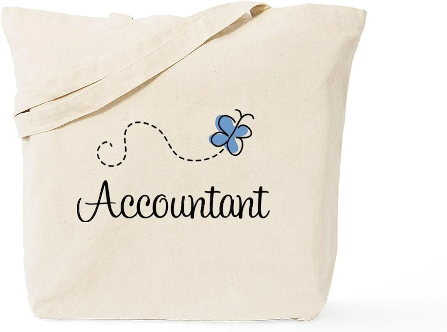CafePress Pretty Accountant Tote Bag Reusable Natural Beige Canvas Shopping Bag