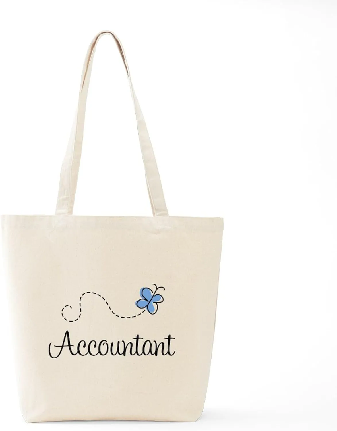 CafePress Pretty Accountant Tote Bag Reusable Natural Beige Canvas Shopping Bag